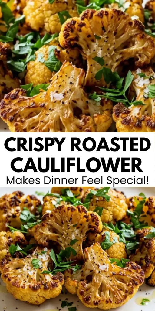 CRISPY ROASTED CAULIFLOWER