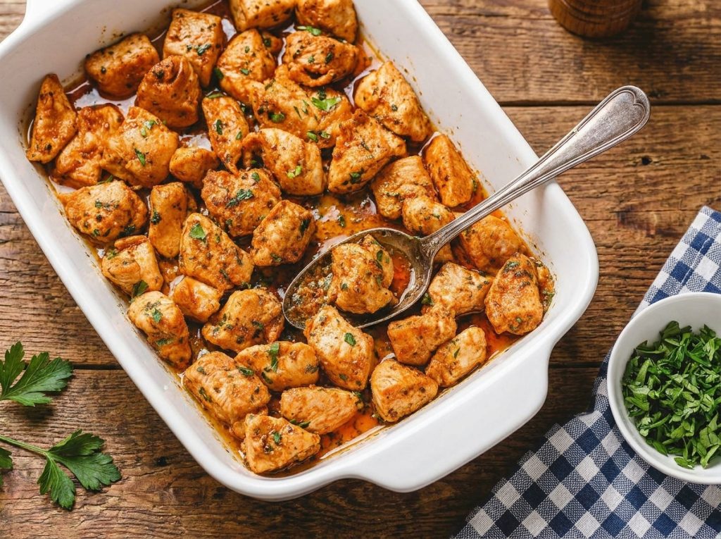 Oven Baked Chicken Bites