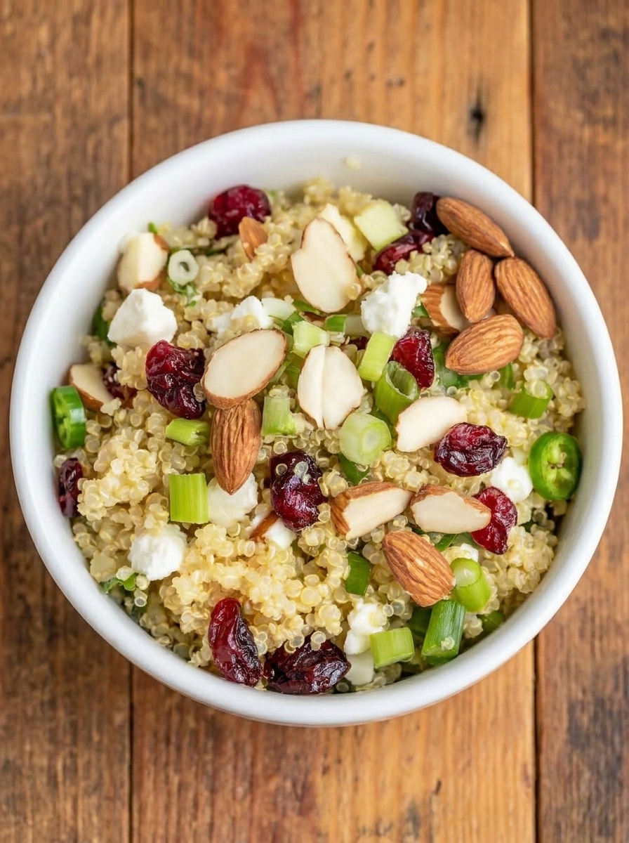 Cranberry Quinoa Feta Salad