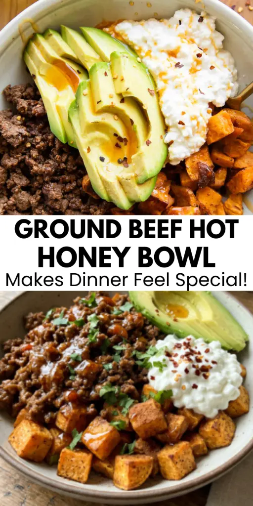 Honey Ground Beef Bowl