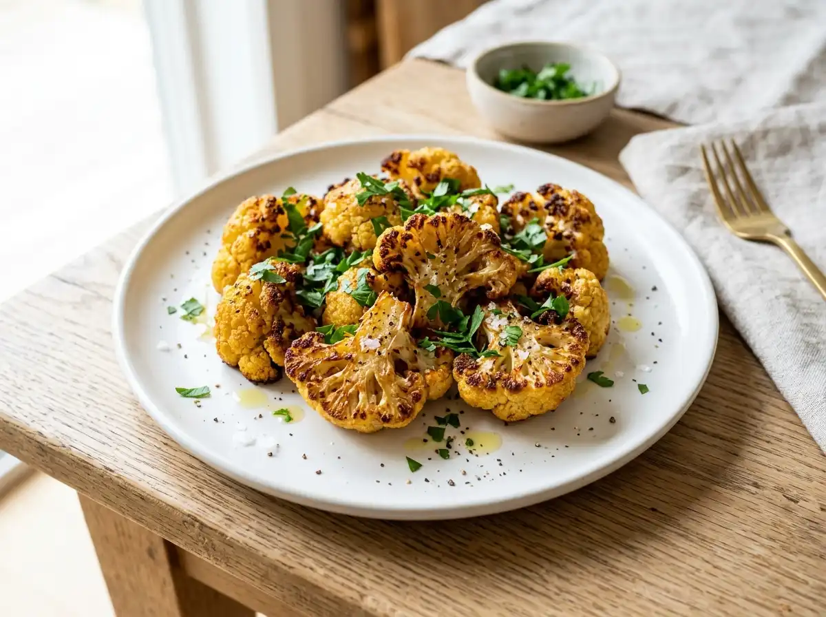 Crispy Roasted Cauliflower