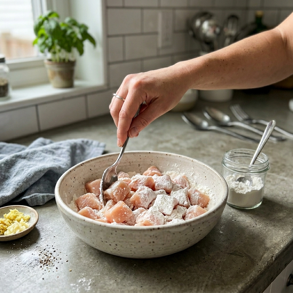 Step 1: Coat the Chicken