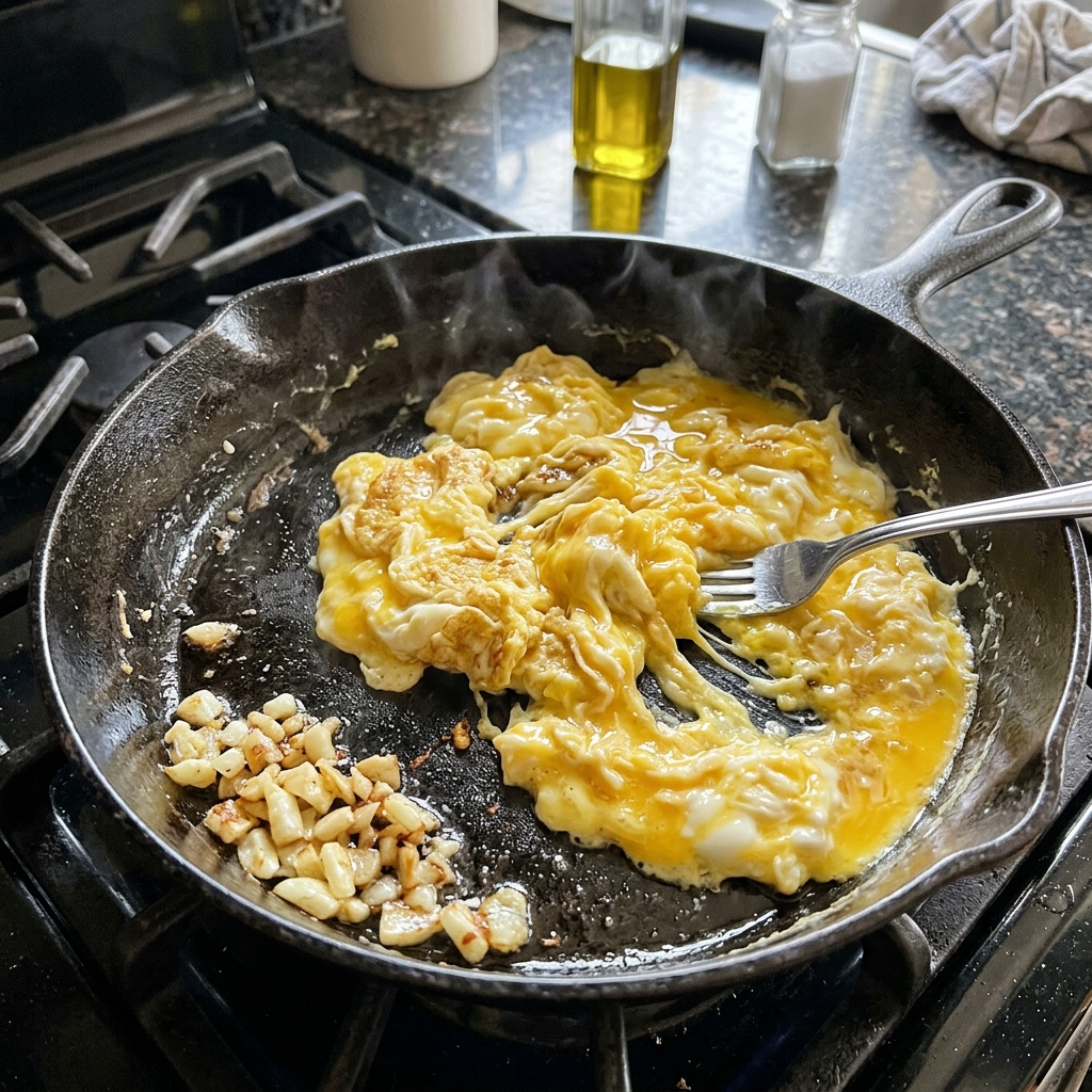 Step 4: Scramble the Eggs