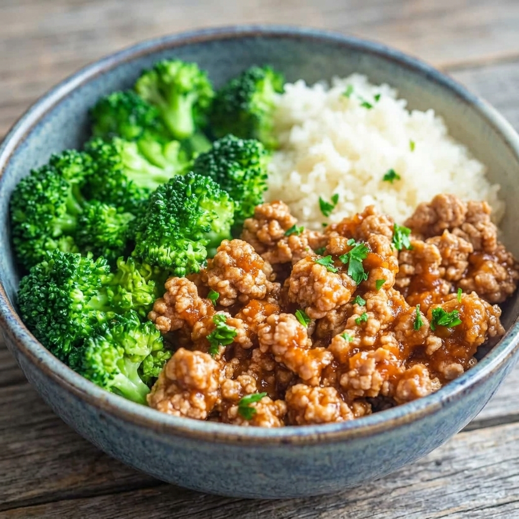 Ground Turkey & Broccoli Bowls
