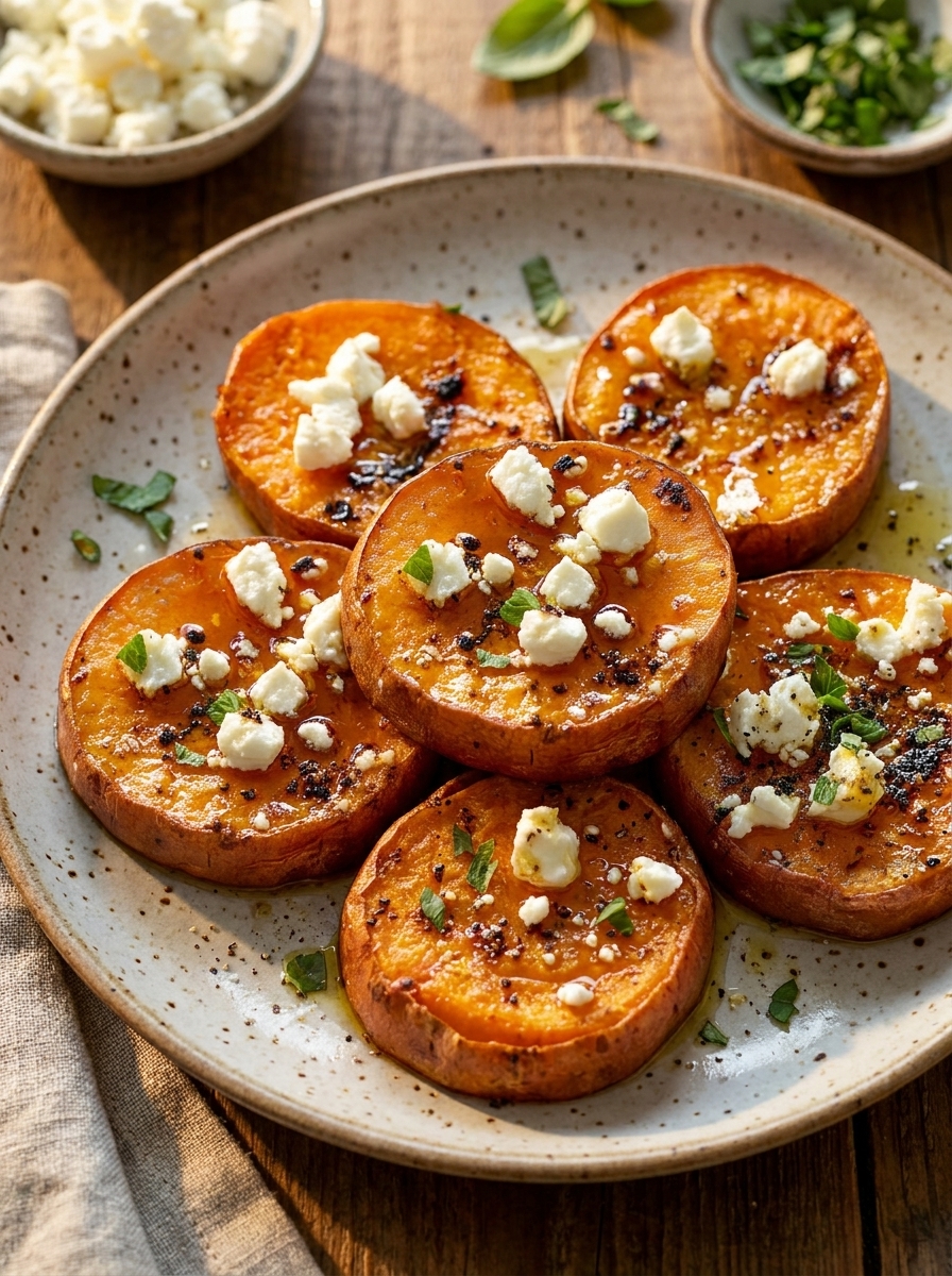 Roasted Sweet Potato Rounds