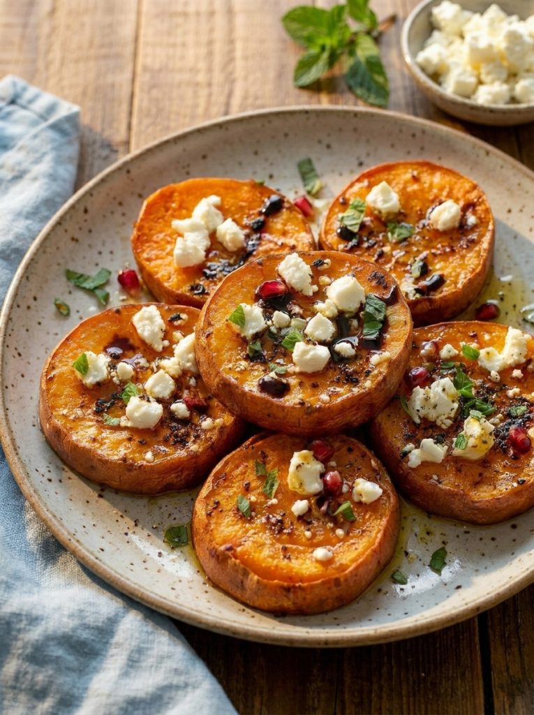 Roasted Sweet Potato Rounds