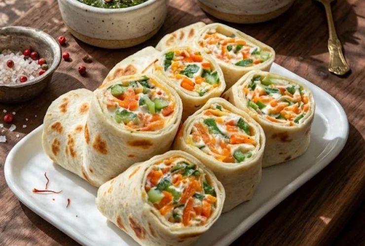 Vegetable Tortilla Roll Ups