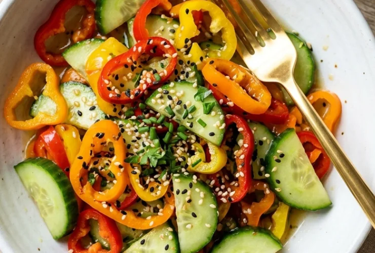 Cucumber and Sweet Pepper Salad