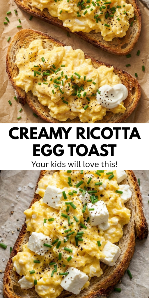 Creamy Ricotta Egg Toast