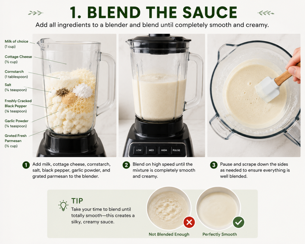 1. Blend the Sauce