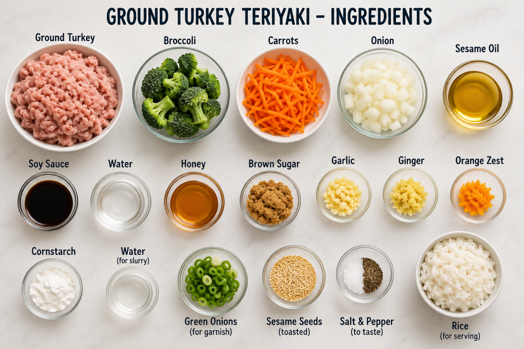 Ground Turkey Teriyaki