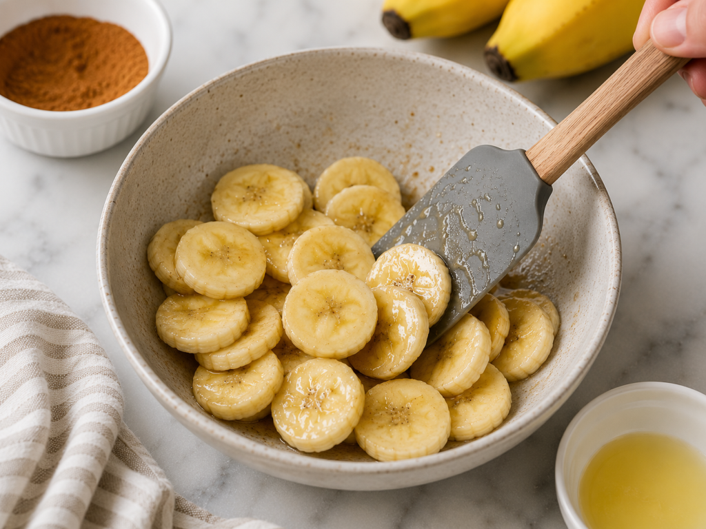 4. Coat the Banana Slices