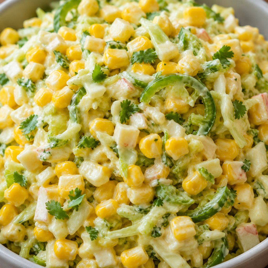Jalapeno Corn Coleslaw