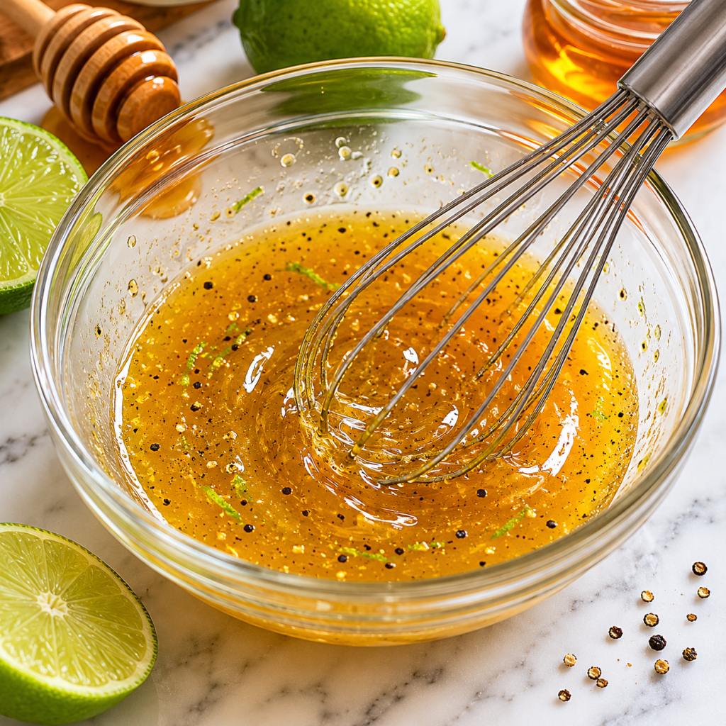 2. Make the Honey Lime Dressing