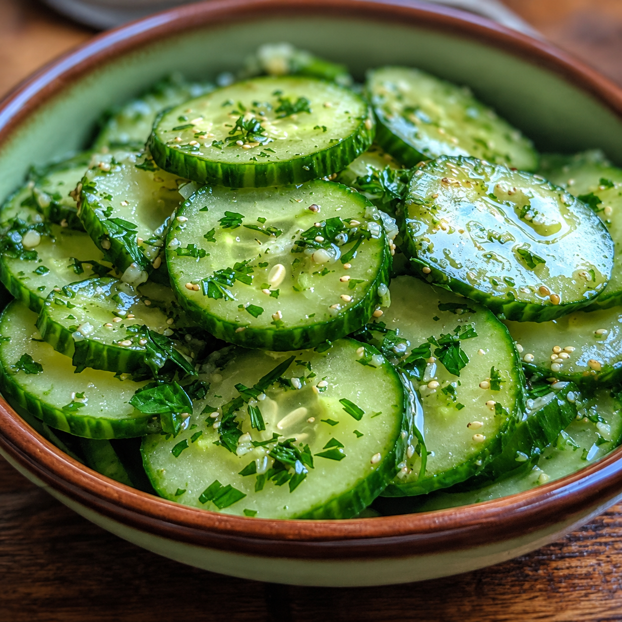 Honey Lime Cucumber Summer Salad