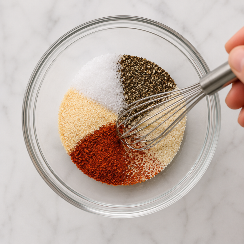Spices ready to be mixed