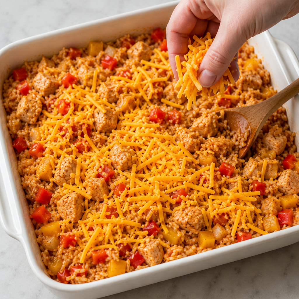 4. Stir and Add Cheese