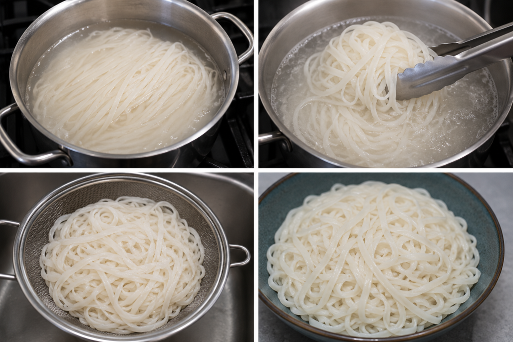 1. Cook the Noodles