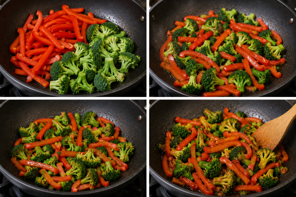 4. Stir Fry the Vegetables