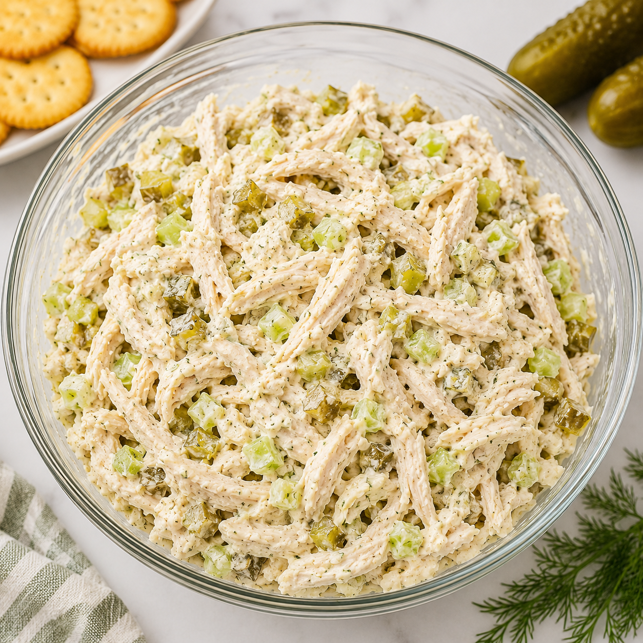Dill Pickle Chicken Salad