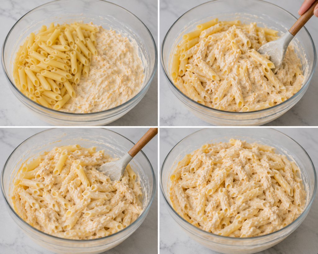 4. Combine with Pasta