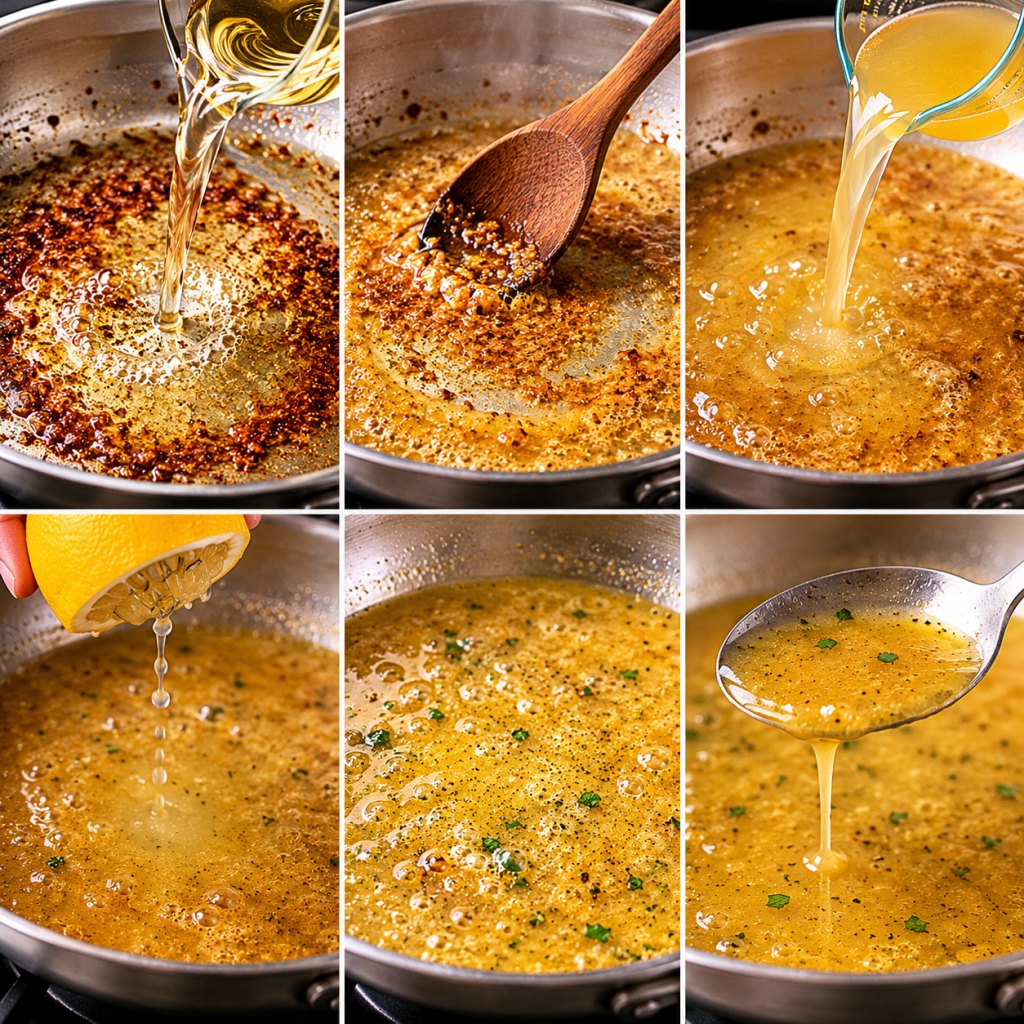 5. Build the Lemon Sauce