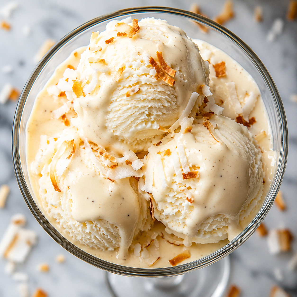 Coconut Greek Frozen Yogurt