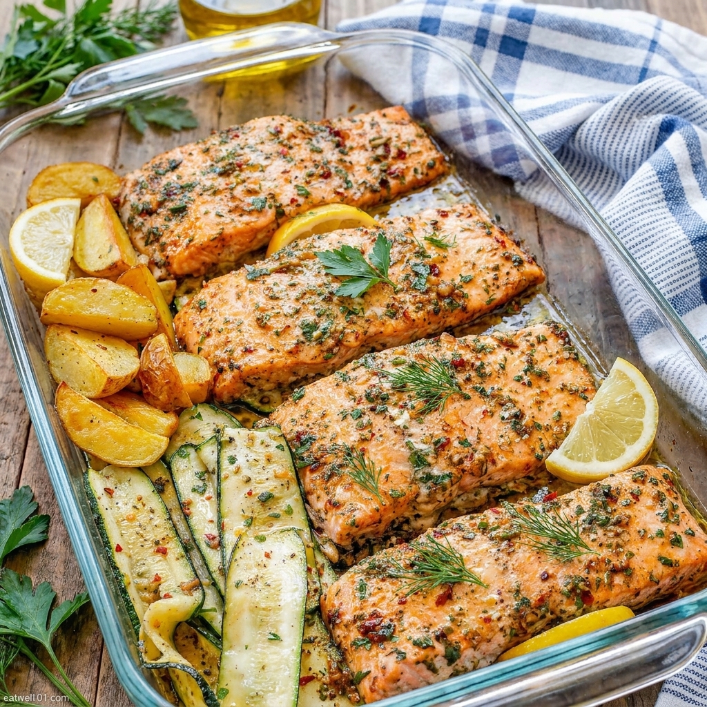Salmon Sheet Pan Dinner