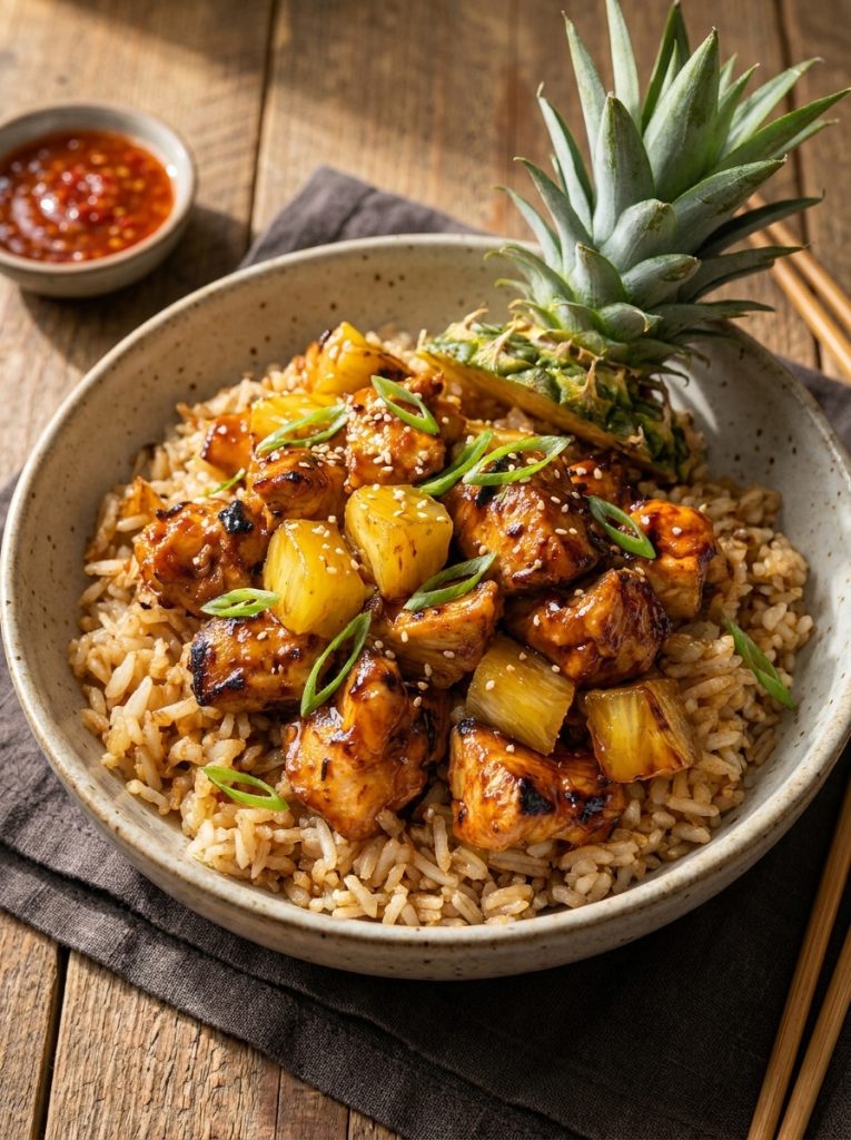 Pineapple Chicken and Rice Recipe