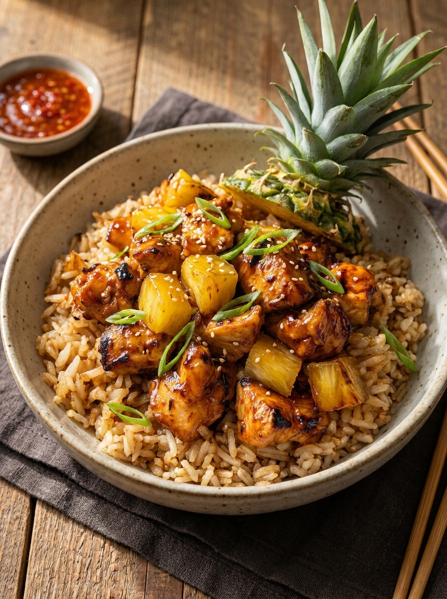 Pineapple Chicken and Rice Recipe