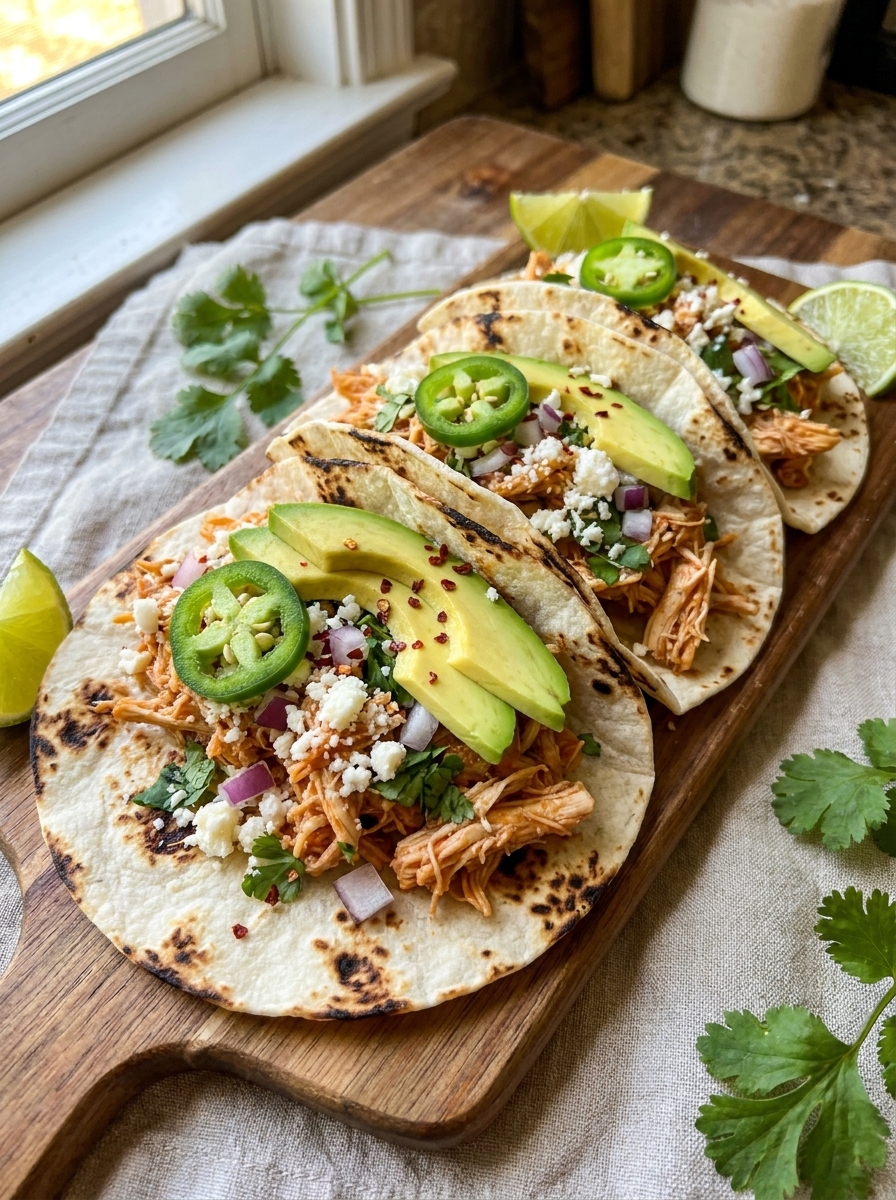 Crockpot Chicken Tacos