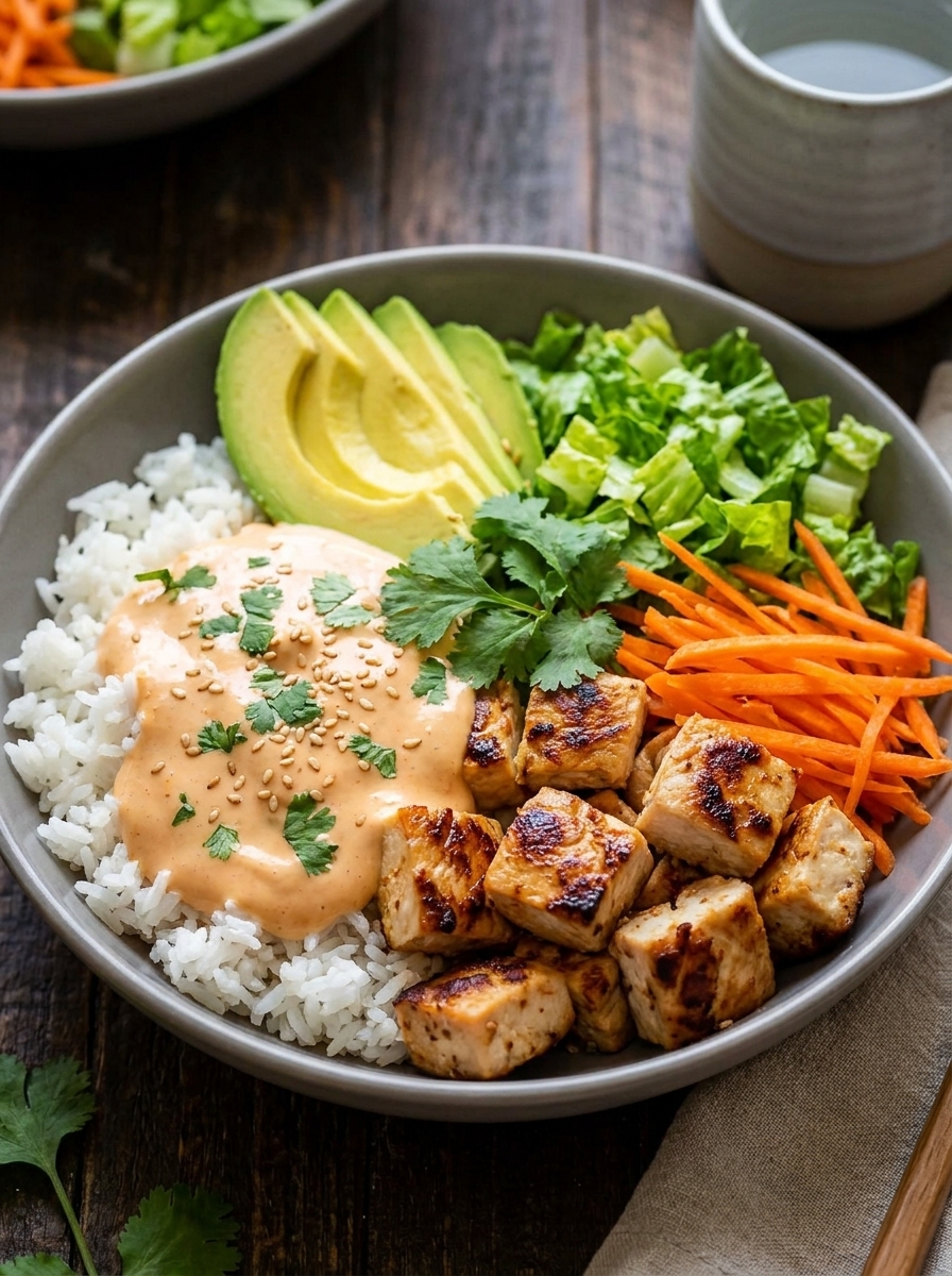 Bang Bang Chicken Bowl