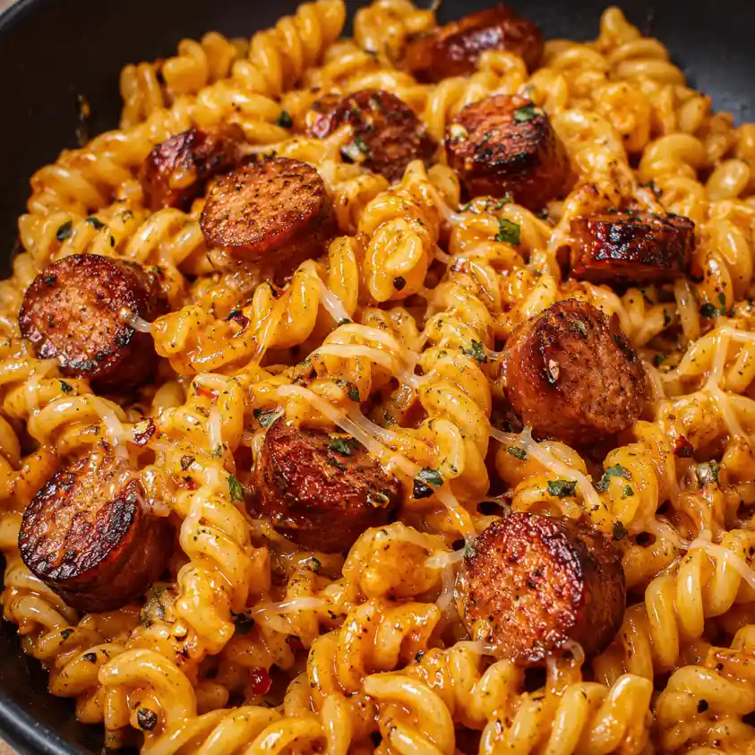 One-Pot Honey BBQ Sausage Pasta