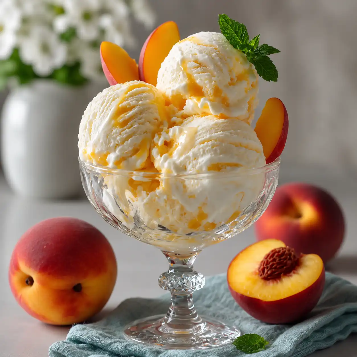 Peach Ice Cream