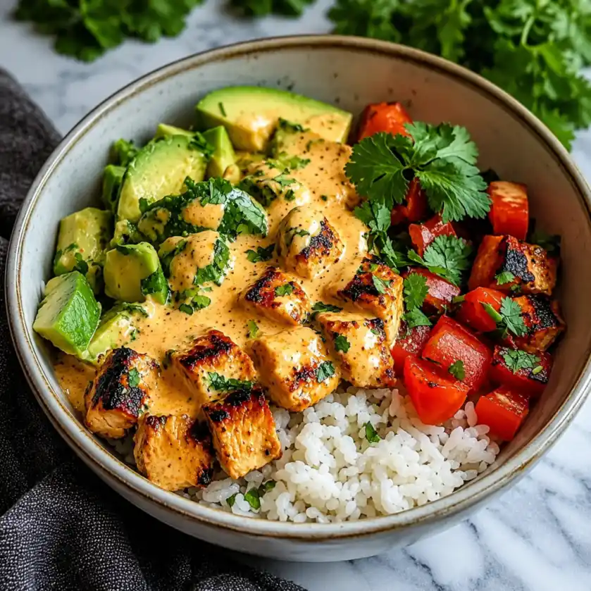 Coconut Lime Chicken Rice Bowl