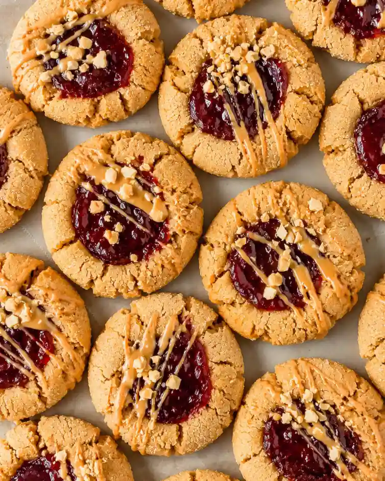 Peanut Butter and Jelly Cookies Recipe