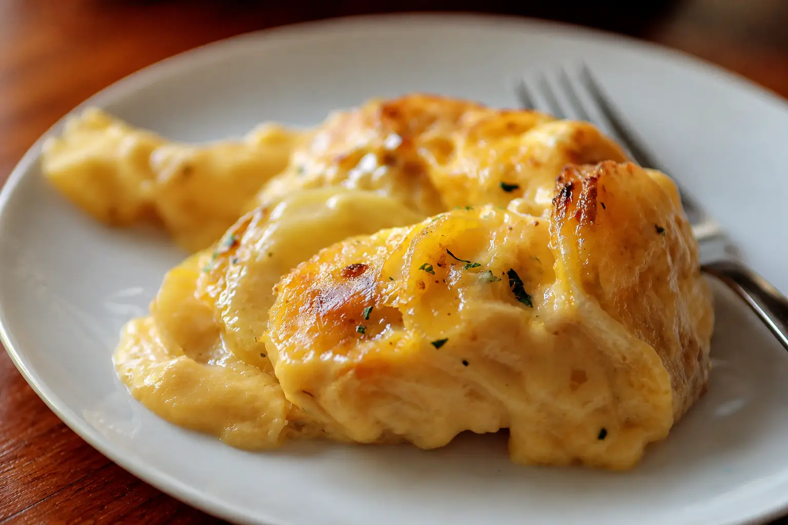 Creamy Cheddar Scalloped Potatoes