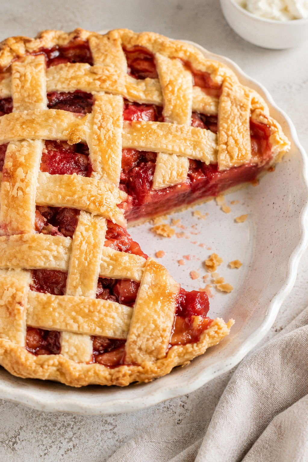 Strawberry Rhubarb Pie Recipe