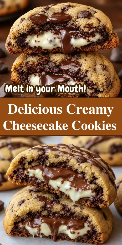 Cheesecake Stuffed Chocolate Chip Cookies