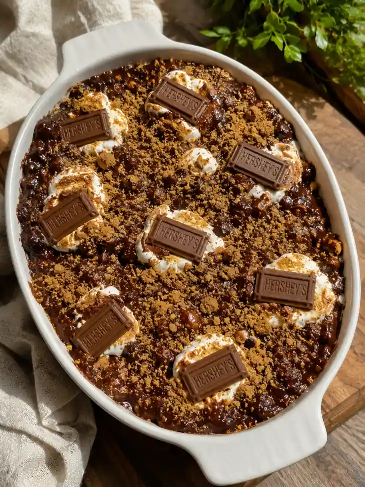 Gluten-Free S’mores Chocolate Crunch Cake