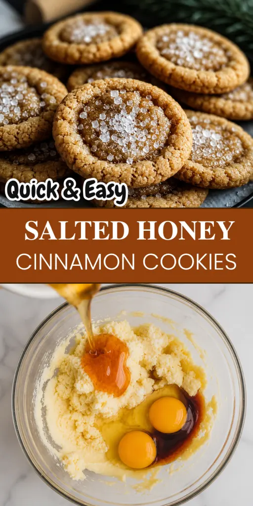 Salted Honey Cinnamon Cookies