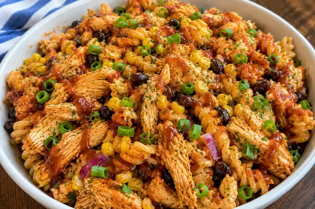 BBQ Chicken Pasta Salad