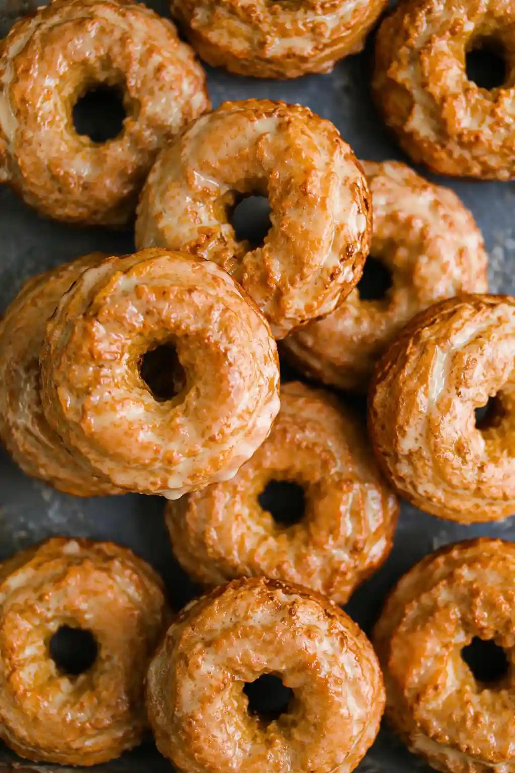 Baked Pumpkin Donuts with Maple Glaze