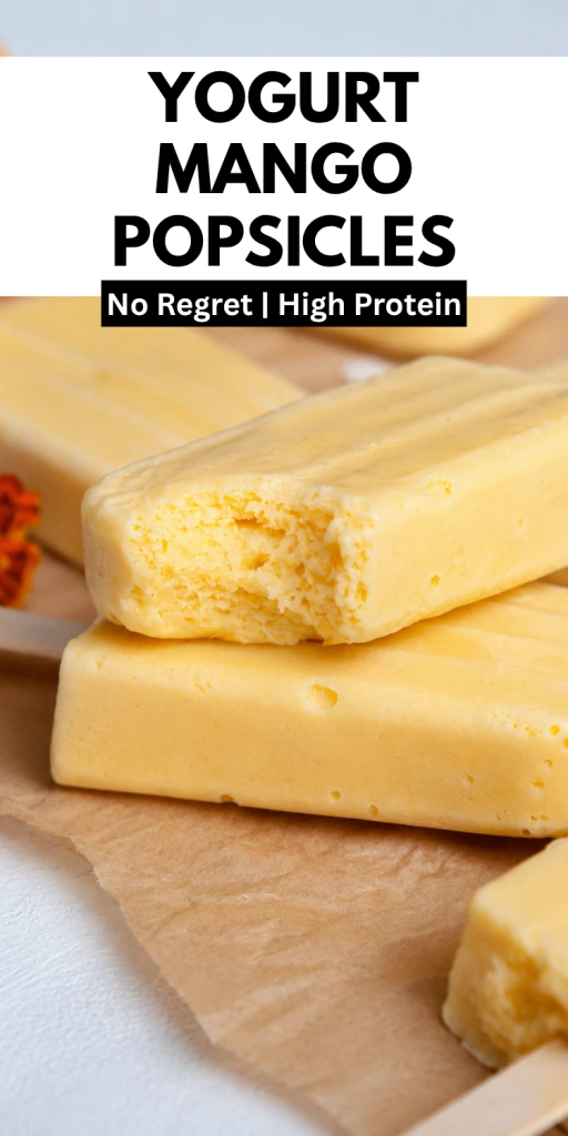 Yogurt Mango Popsicles