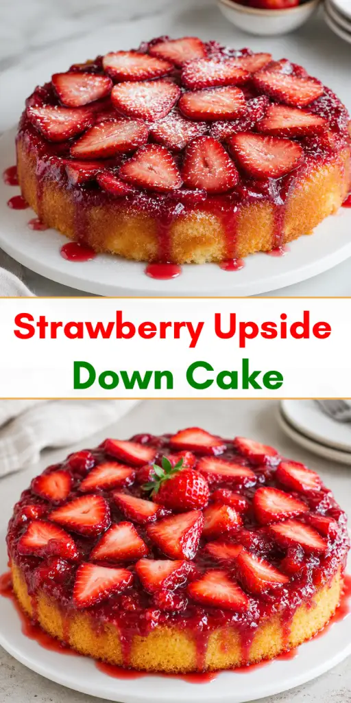 Strawberry Upside Down Cake