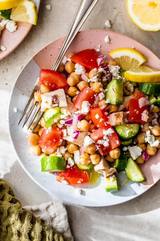 Chickpea and Chicken Salad