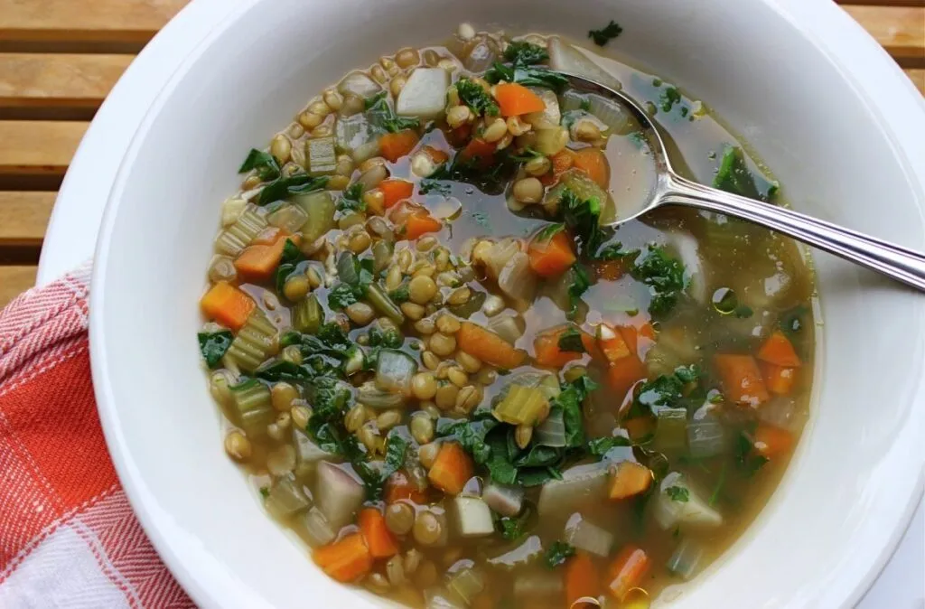 Lentil and Whole Grain Soup
