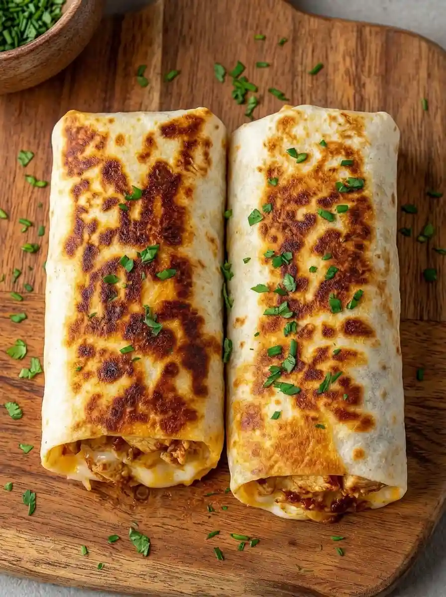 CHEESY GARLIC CHICKEN WRAP 2