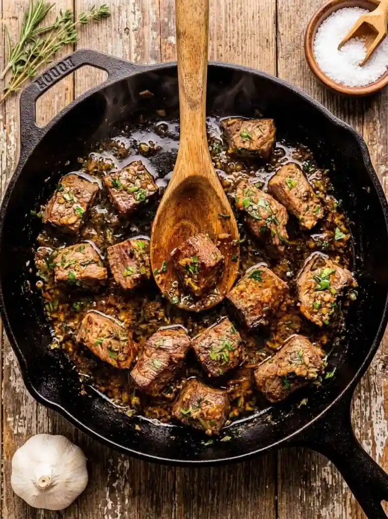 Garlic Buttered Steak Bites 2