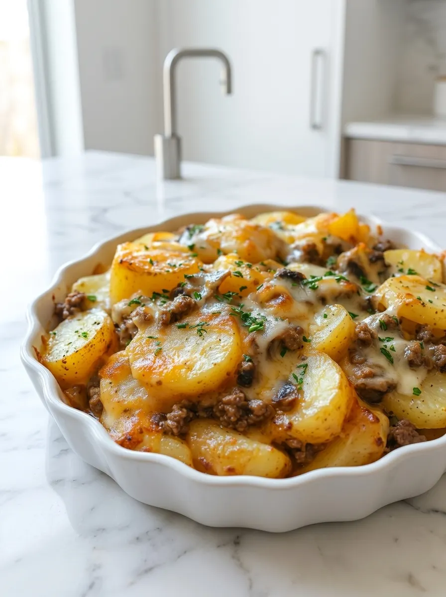 Ground Beef Potato Casserole